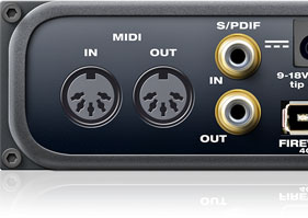 MIDI input and output